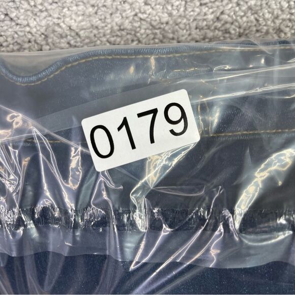 KanCan Jeans Women's 7/27 Blue Skinny Mid-Rise Dark Denim Stretch Distressed - Picture 12 of 12